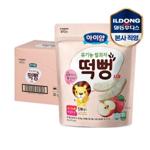 아이얌 유기농 쌀과자 사과 떡뻥 30g