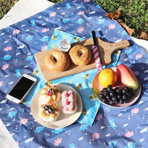 더해피 유아동 양면 방수 핸드메이드 식판매트 유치원 어린이집 등원 입학 준비물 이유식매트