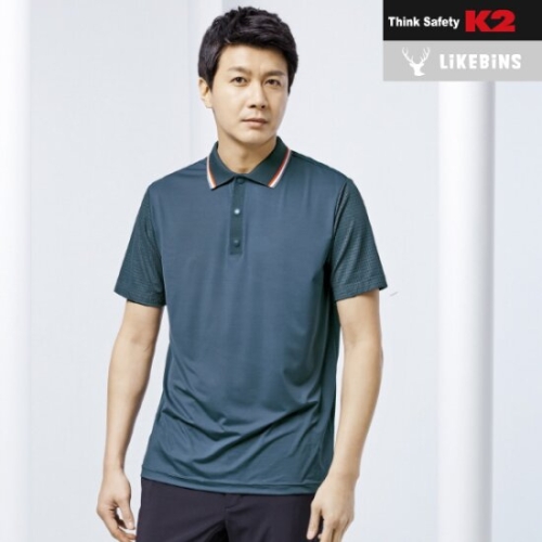 K2 남성 반팔 카라 티셔츠 (LB2-224)