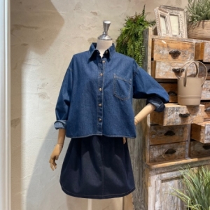 난닝구 NY330107 루아닌 데님 셔츠 1123A2NB006-EL