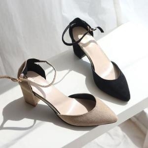 COD813966225-265 구두 메리제인 여성펌프스 힐 P5806 스웨이드 250mm 블랙