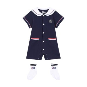 NBA 클래식 자수 세일러 카라 바디수트 5-2 K235TO003P