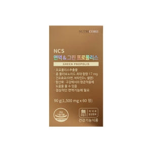 뉴트리코어 NCS 면역&그린 프로폴리스 1500mg 60정