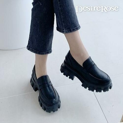 디자이어로즈 여성 캐주얼 키높이 페니로퍼_S6064039