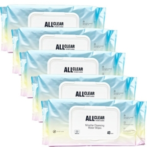 더페이스샵 올클리어 미셀라 클렌징 워터 티슈 40매