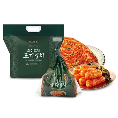 이마트 피코크 조선호텔 포기김치 4kg + 총각김치 1.5kg