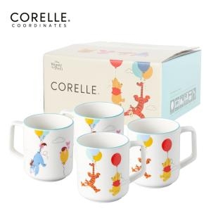 코렐 곰돌이 푸와 친구들 머그 4종 선물세트