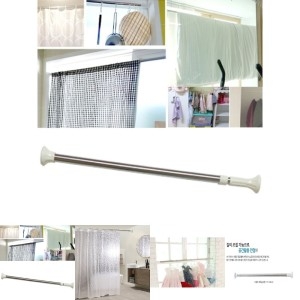 포리빙  스텐레스 다용도 압축봉 300