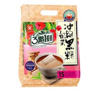 에스씨코리아  대만 3시 15분 오키나와 브라운슈가 밀크티 15티백