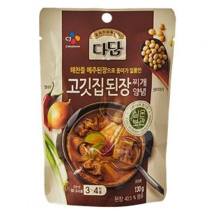 백설 한끼식탁 고깃집 된장 찌개양념 130g