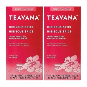 스타벅스 티바나 히비스쿠스 스파이스 허브 티 24티백 2팩 - Teavana Hibiscus Spice Herbal Tea
