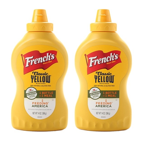 프렌치즈 클래식 옐로우 머스타드 396g 2개 Frenchs C