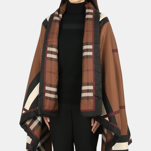 버버리 디몬트 스트라이프 체크 숄머플러 8057424