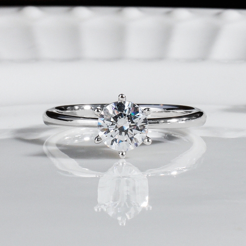 샤밍주얼리  1캐럿 다이아 반지 IGI GIA 랩 그로운 튤립 6프롱