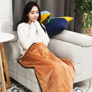 아도라하우스  차량용 캠핑용 차박캠핑 휴대용 USB온열담요