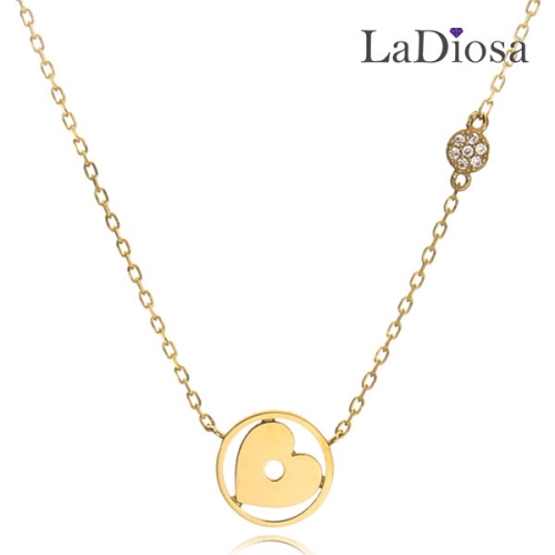 라디오사  14K 목걸이_LK14SA-3081N