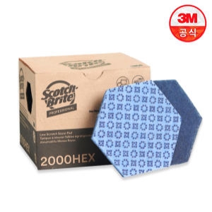 3M  파워 도트 양면 수세미 2000 HEX 15개입