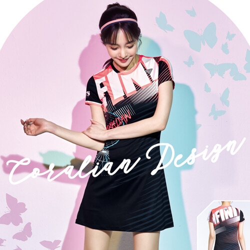 코랄리안 코랄리안 여성 그래픽 원피스 CSO-C9068 CSO-C9068 코