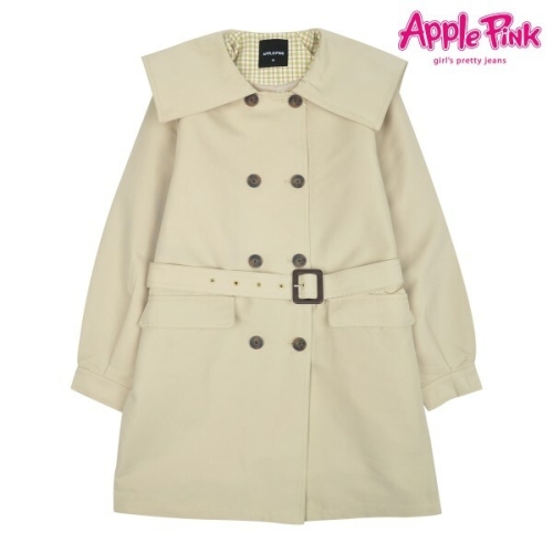 애플핑크 러트렌치코트 APF0Q105GS