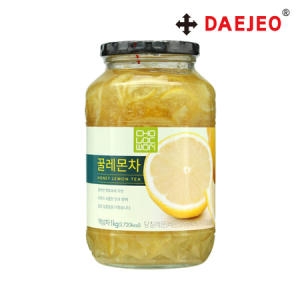 초록원 꿀레몬차1kg 레몬티유자차 자몽차 레몬청