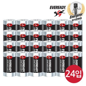 에너자이저  에버레디 경제적인 망간건전지 C 2입x12개 총24입