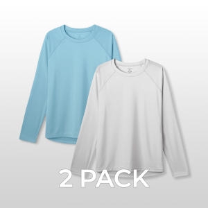 테슬라 애슬리오 하이퍼드라이 라운드 긴팔 2팩 AO CFL24