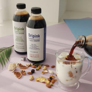 드립핑크  바로내린 브라질 1리터 x 2병 더치 콜드브루 원액 커피