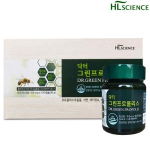 에이치엘사이언스 닥터 그린프로폴리스 600mg 60캡슐