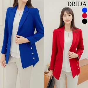 드리다 엄마옷 여자 봄 엣지 슬림핏 빅사이즈 정장 자켓 40-50대 미시 중년여성 하객 출근 모임 선물 마담