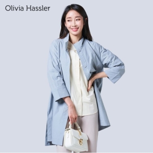 올리비아하슬러 OHBMCT901_하이넥 올디너리 롱코트