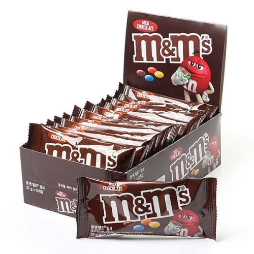 마즈  엠엔엠즈 밀크 싱글 초콜릿 37g