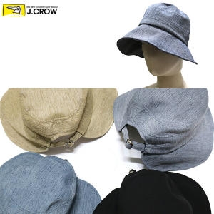 제이크로우  린넨소재 크랙 와이어 챙모자  JCC19S-LIW16