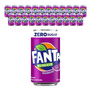 코카콜라음료 환타 제로 포도향 350ml