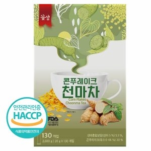 꽃샘식품 꽃샘 콘푸레이크 천마차 130개입