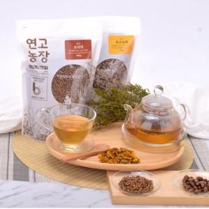 연고농장  볶은 옥수수차 750g + 보리차 500g 세트 1250g 1세트
