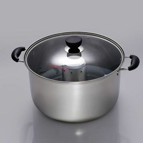 키친아트  스팀 빨래솥 열탕 소독 삶통 행주 냄비 34CM