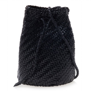 드래곤디퓨전 폼폼 더블 점프 버킷백_8838 (BLACK)