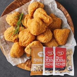 하림  굿초이스 치킨너겟 1kg x 2개 + 가라아게 1kg