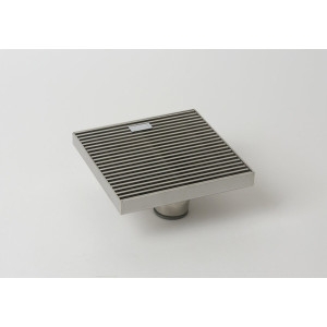 도무스  S-SS편심유가 150X150 /라인 육가/드레인/트랜치/욕실육가/스텐헤어라인/사틴니켈/니켈무광