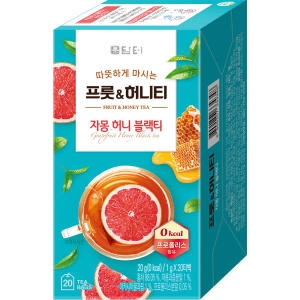 담터  프룻허니티 자몽 허니 블랙티 1g 20개입
