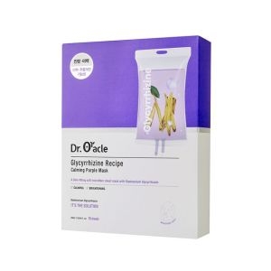 닥터오라클 글리시리진 레시피 카밍 퍼플 마스크 10매 1box