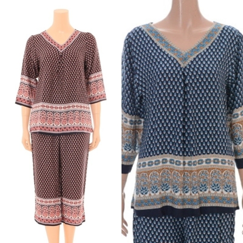 와코루 여성 레이온 홈웨어 상하세트_WPA232WS+WPA232WP