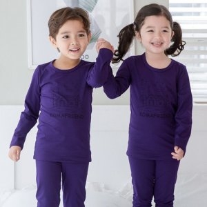 꼬마친구 오두막바이올렛 주니어 발열내의