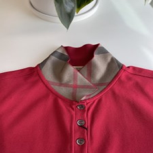 버버리 여자 반팔 셔츠 80041351 레드 카라티 폴로 여성 티셔츠 반팔티 명품티