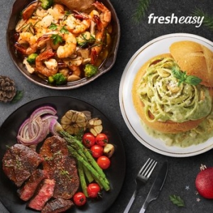 프레시지  블랙라벨 시그니처 스테이크SET 블랙라벨스테이크+감바스알아히요+바질크림빠네파스타 냉장