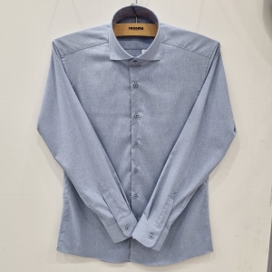 레노마 펜슬 솔리드 슬림핏 긴소매RNSSLP133GYC