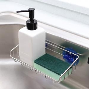 스텐팩토리  주방세제거치대 수세미걸이 싱크대 받침대 홀더