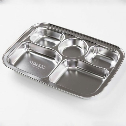 스텐락 스텐 식판 급식판 배식판 나눔 접시 미니 식판