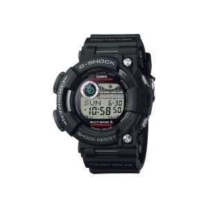 카시오 카시오 Casio Mens GWF1000 Frogman Black Solar Atomic G-Shock Watch