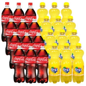 코카콜라음료 코카콜라 500ml 6개+환타 파인애플 500ml 6개